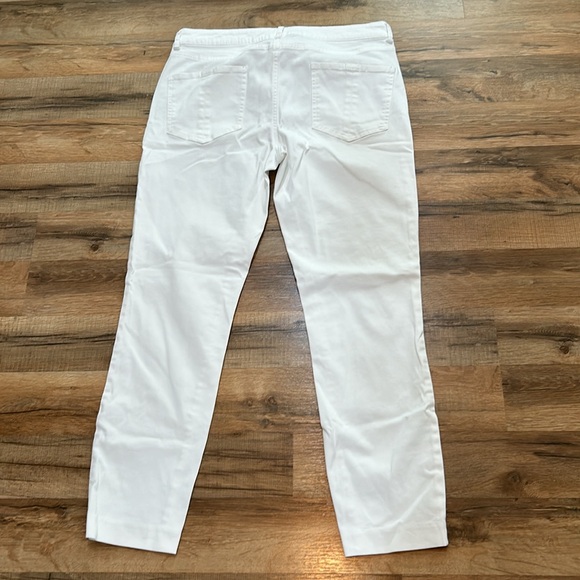 PETER MILLAR WOMENS STRAIGHT GOLF PANTS MID RISE WHITE LIGHTWEIGHT SIZE 10 - Picture 2 of 11